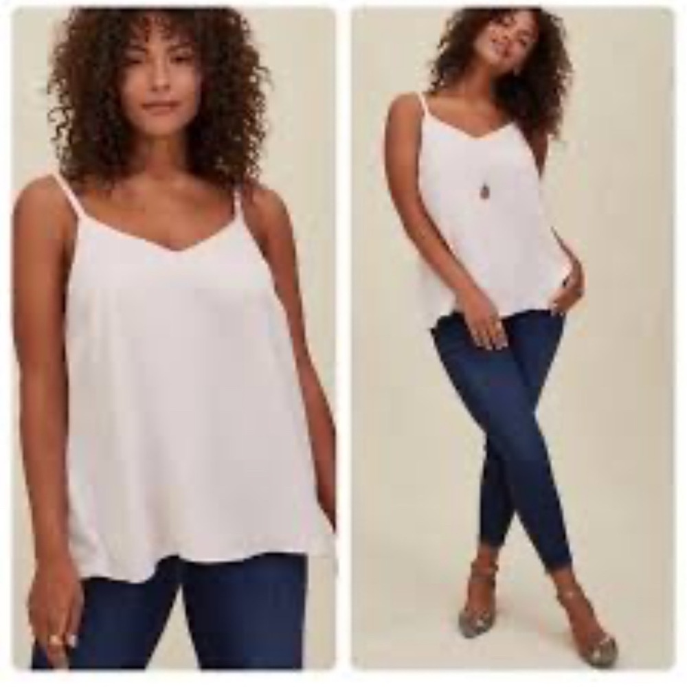 🦖Torrid Size 3 Off White Rayon Camisole Top